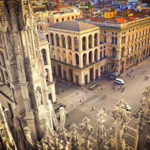 Milan, Italy - Top View