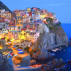 Manarola, Cinque Terre (at night)