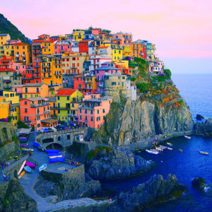 Cinque Terre - Manarola Pink