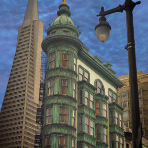 Columbus Tower - San Francisco Blue Sky portrait
