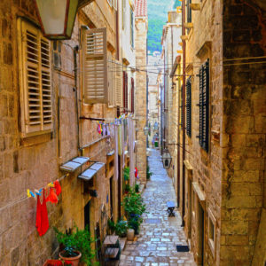 Dubrovnik - Croatia alleyway