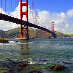 Golden Gate Bridge The Fort (in portrait)