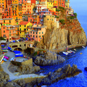Cinque Terre - Italy Manarola Portrait