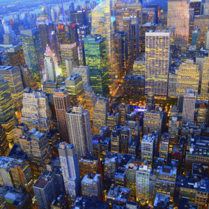 Manhattan New York - Close-up downtown