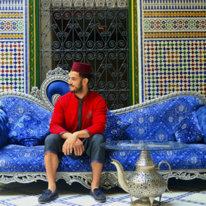 Blue Couch Fez