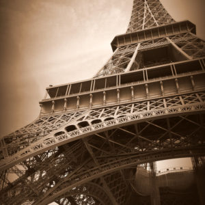 Eiffel Tower in Sephia