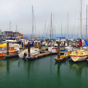 Fishermans Wharf with Fog