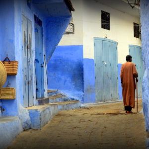 Man in Orange Chefchaouen