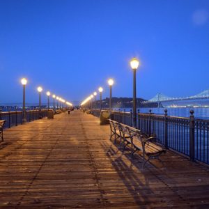 Pier7 Blue Night Sky