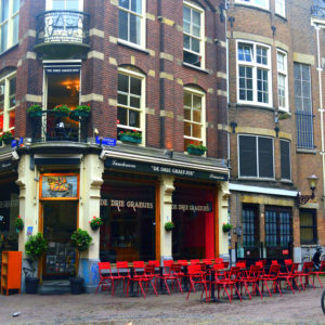 Red Chairs Cafe Amsterdam