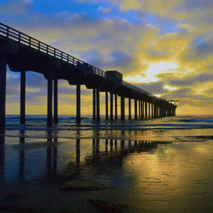 Scripps Pier Sunset