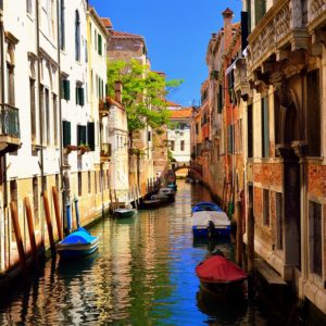 Venice Blue Sky & Boat