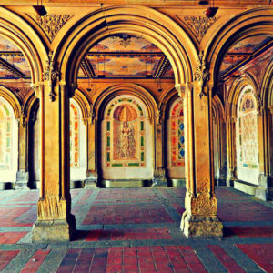 Central Park Bethesda with Red Floors